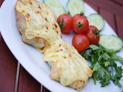 Tavuklu Mantarlı Krep